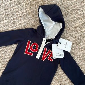 Moncler sweatshirt dress size 2. Brand new with tags